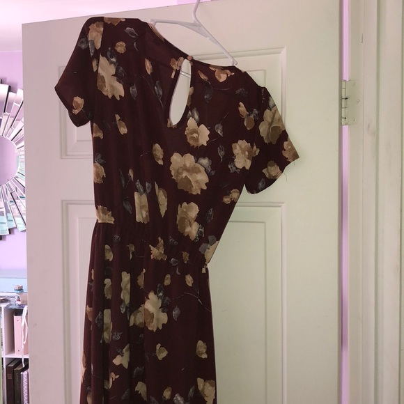 BRAND NEW Francesca’s Floral Wrap Maxi Romper - Picture 3 of 5